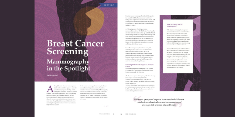 Breast Cancer Screening: Mammography in the Spotlight