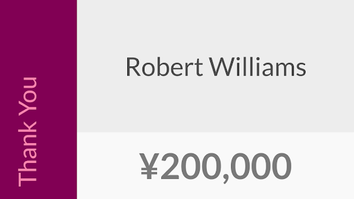 Thank You Robert Williams!
