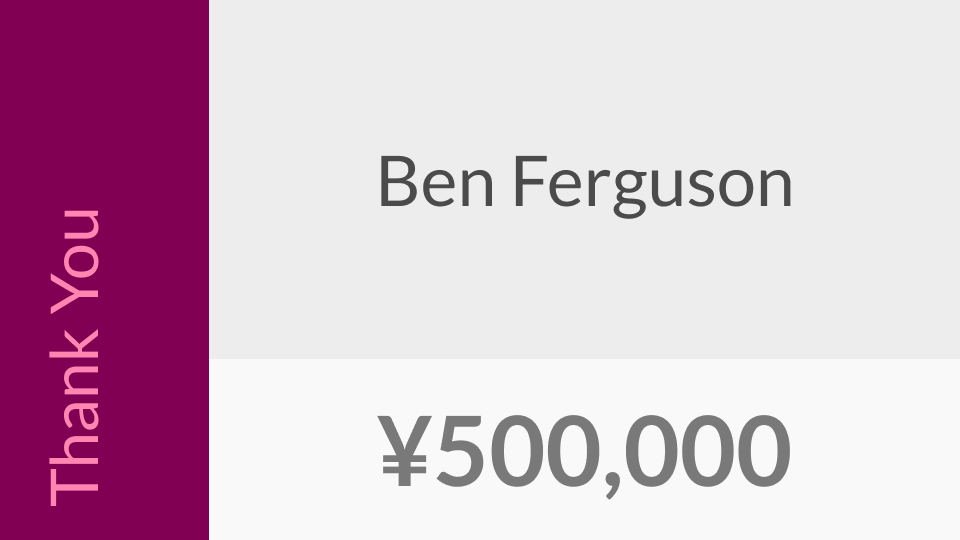 Thank You Ben Ferguson!